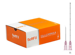 SoftFil Precision micro-cannula kit - pink - 18G 70 mm / XL - 20 kits